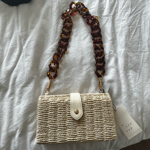 a new day Handbags - Straw bag from target